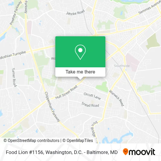 Food Lion #1156 map
