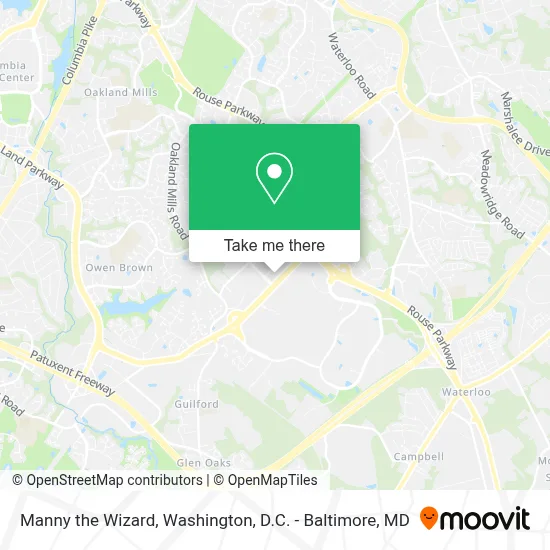 Manny the Wizard map