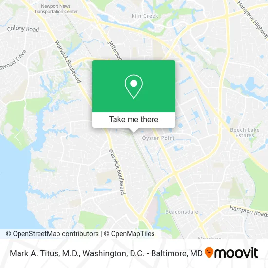 Mark A. Titus, M.D. map