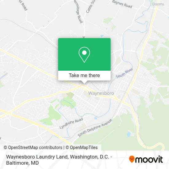 Waynesboro Laundry Land map