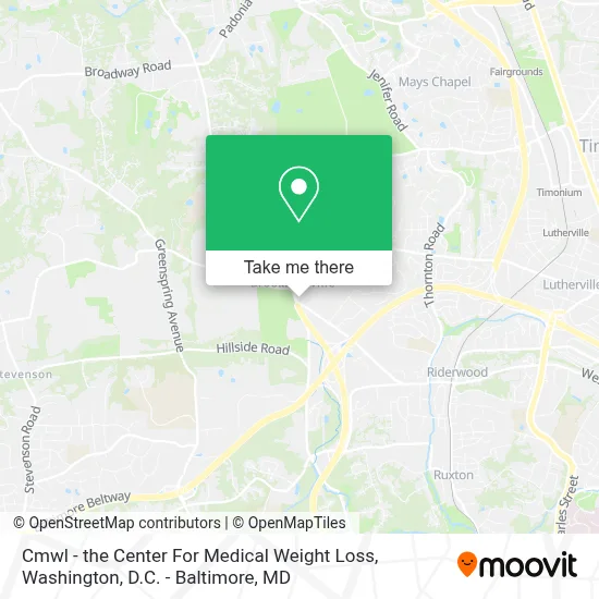 Cmwl - the Center For Medical Weight Loss map