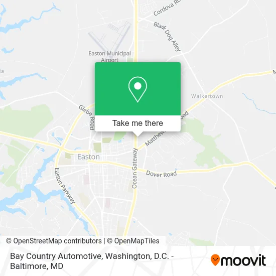Bay Country Automotive map