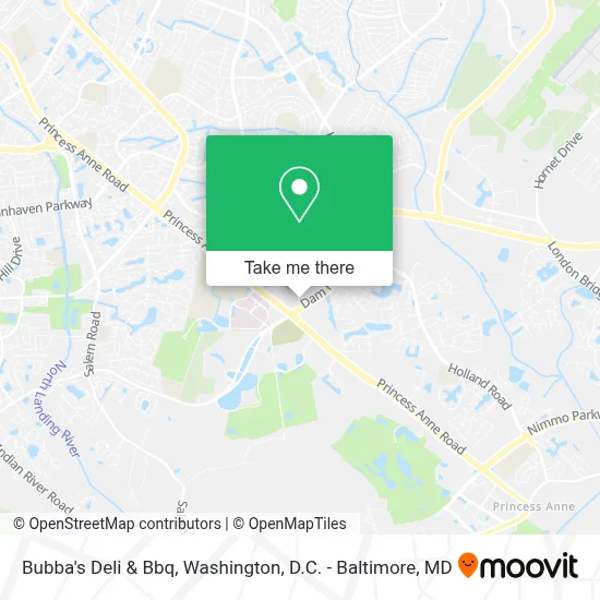 Bubba's Deli & Bbq map