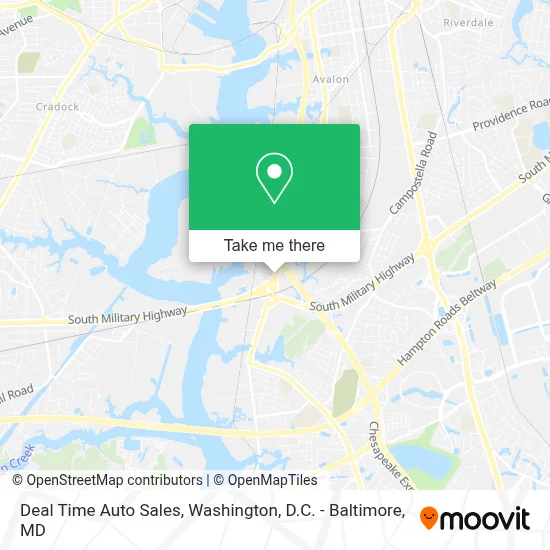 Deal Time Auto Sales map