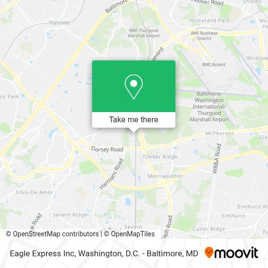 Eagle Express Inc map