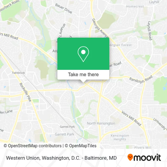 Western Union map