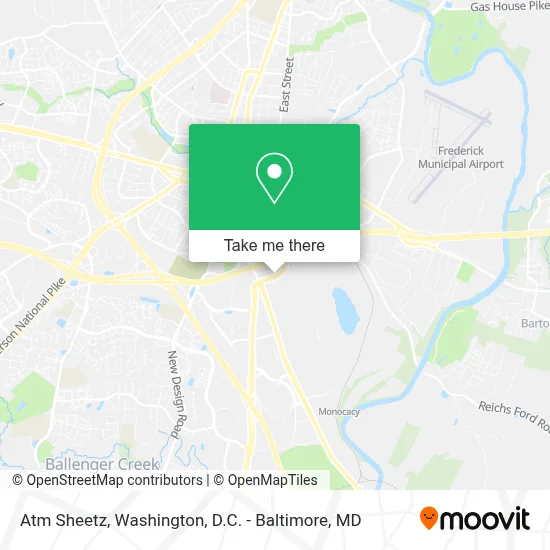 Atm Sheetz map