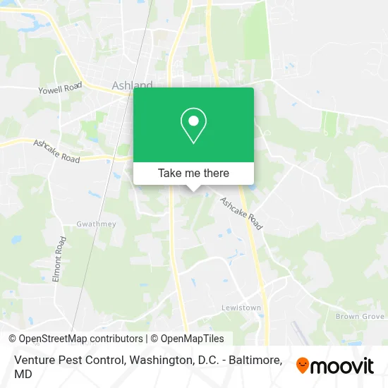 Venture Pest Control map