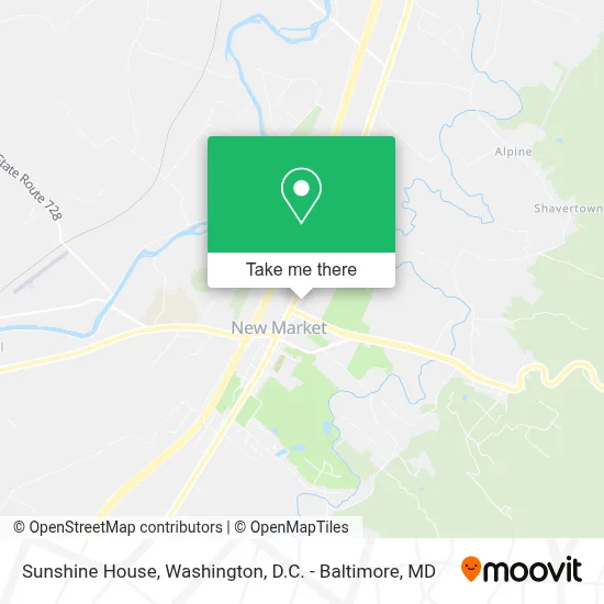 Sunshine House map