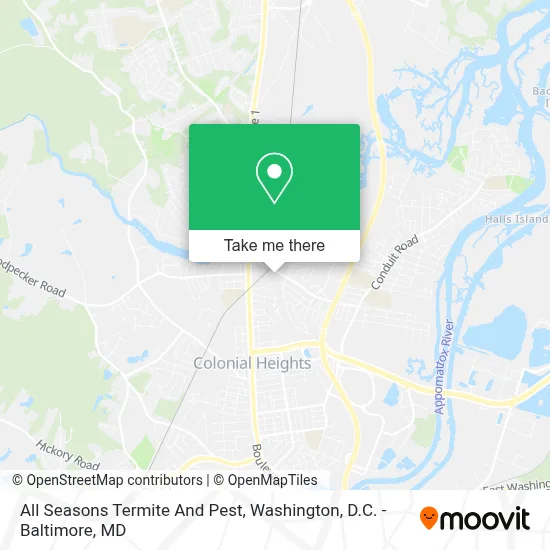 All Seasons Termite And Pest map