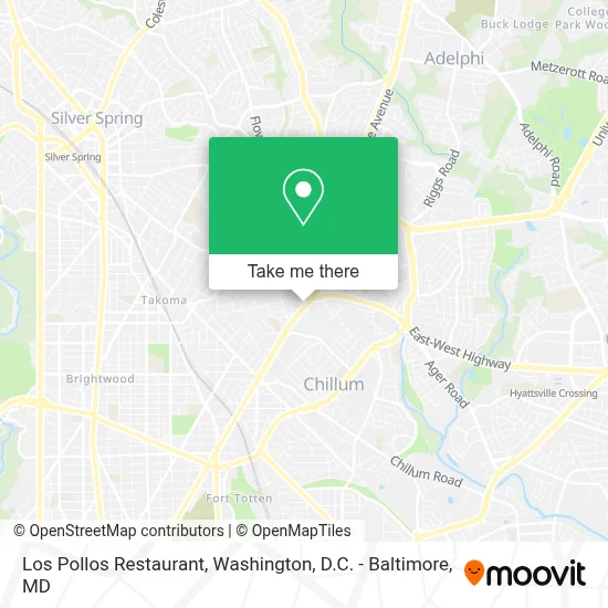 Los Pollos Restaurant map