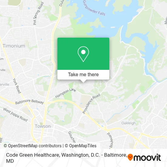 Code Green Healthcare map