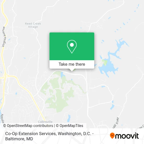 Co-Op Extension Services map