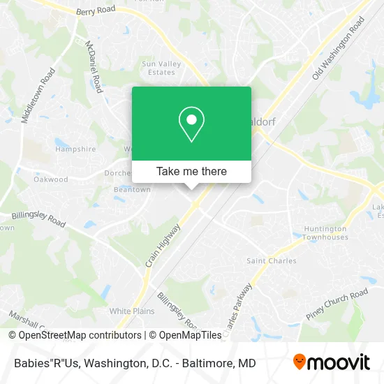 Babies"R"Us map