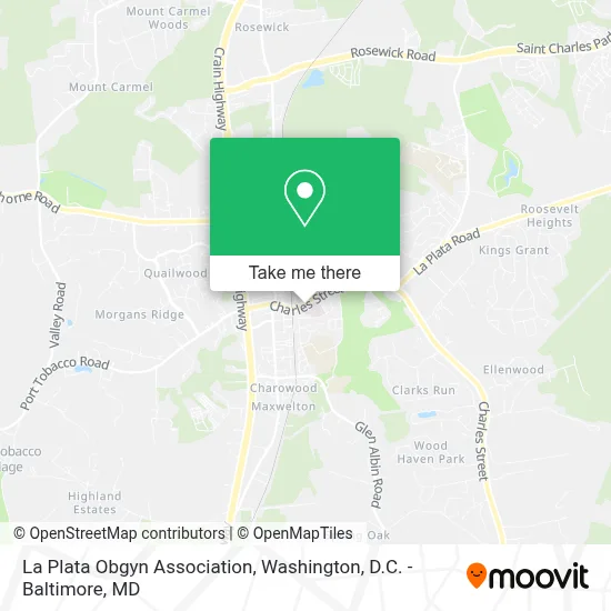 La Plata Obgyn Association map