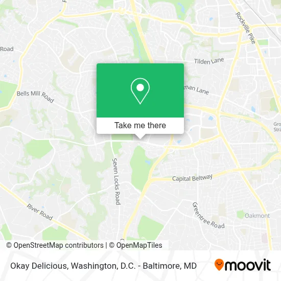 Okay Delicious map