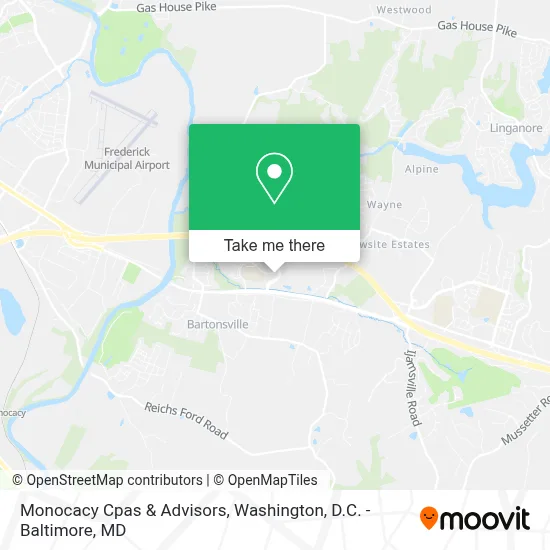 Monocacy Cpas & Advisors map