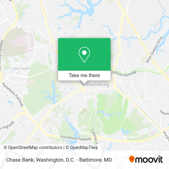 Chase Bank map