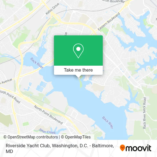 Riverside Yacht Club map