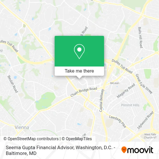Seema Gupta Financial Advisor map