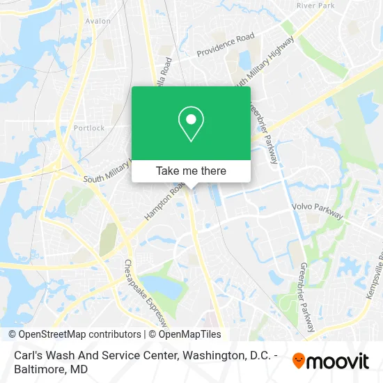 Carl's Wash And Service Center map