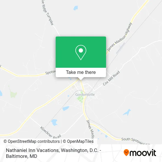 Nathaniel Inn Vacations map