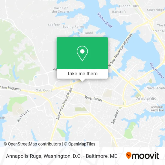 Annapolis Rugs map