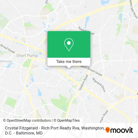 Crystal Fitzgerald - Rich Port Realty Rva map