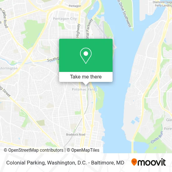 Colonial Parking map