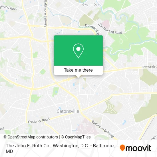 The John E. Ruth Co. map