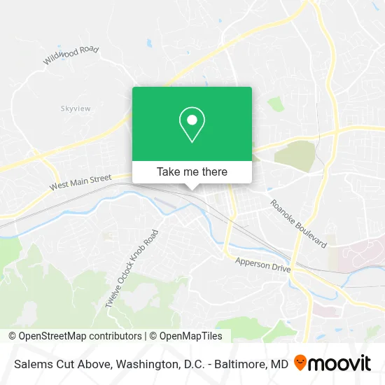 Salems Cut Above map