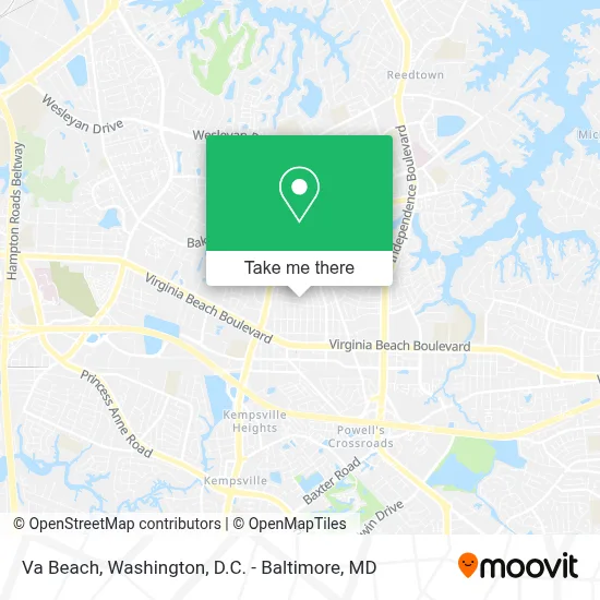 Va Beach map