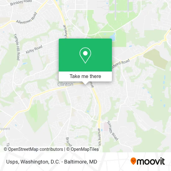 Usps map