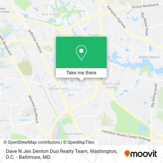 Dave N Jen Denton Duo Realty Team map