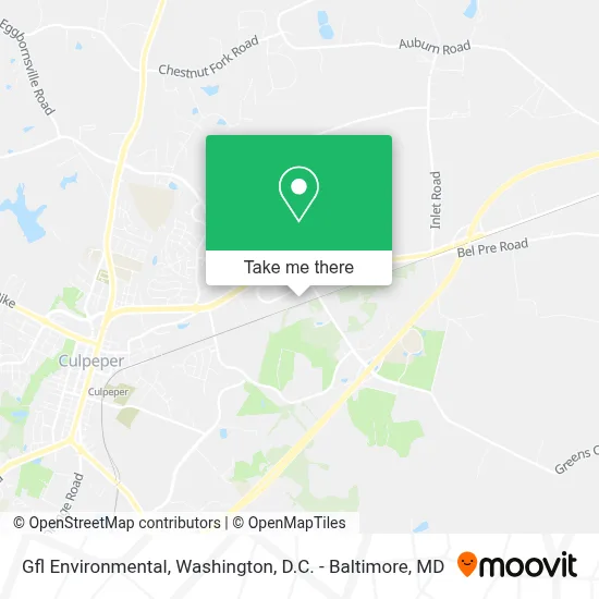 Gfl Environmental map