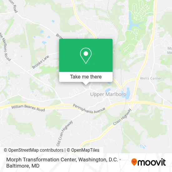 Morph Transformation Center map