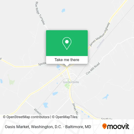Oasis Market map