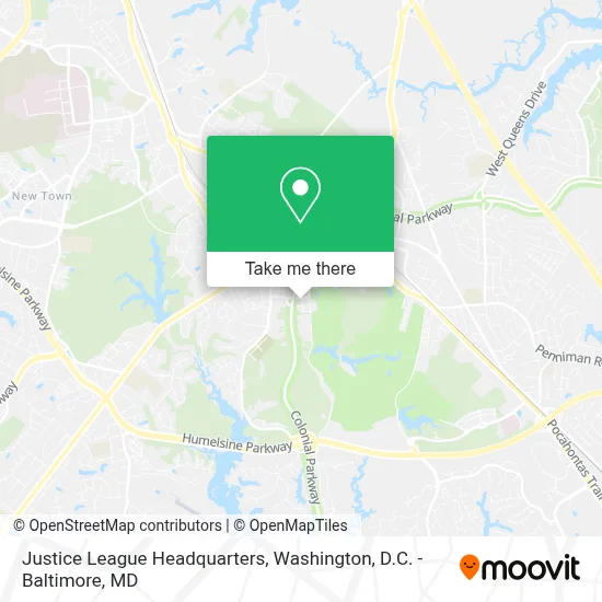 Justice League Headquarters map