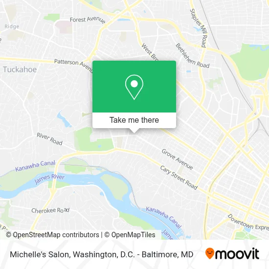 Michelle's Salon map
