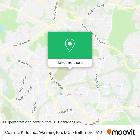 Cosmic Kids Inc. map