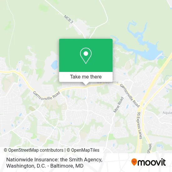 Nationwide Insurance: the Smith Agency map