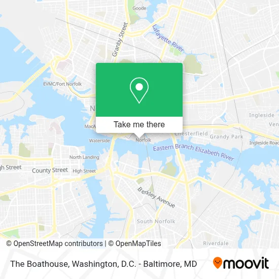 The Boathouse map