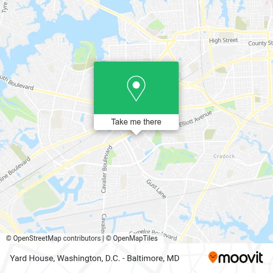 Yard House map