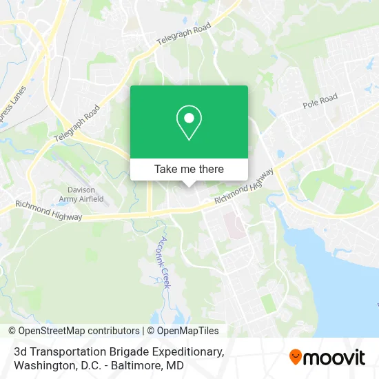 3d Transportation Brigade Expeditionary map