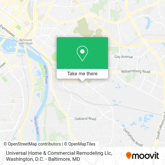 Universal Home & Commercial Remodeling Llc map
