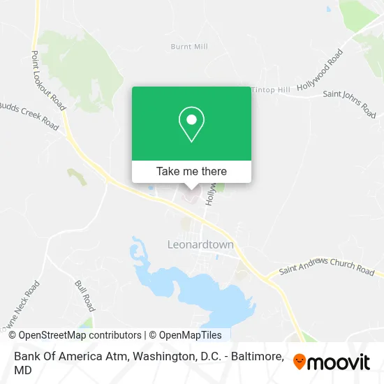 Bank Of America Atm map