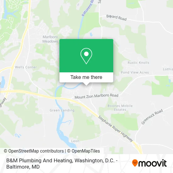 B&M Plumbing And Heating map
