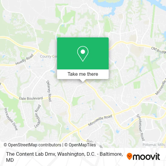 The Content Lab Dmv map