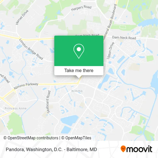 Pandora map