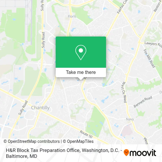 H&R Block Tax Preparation Office map